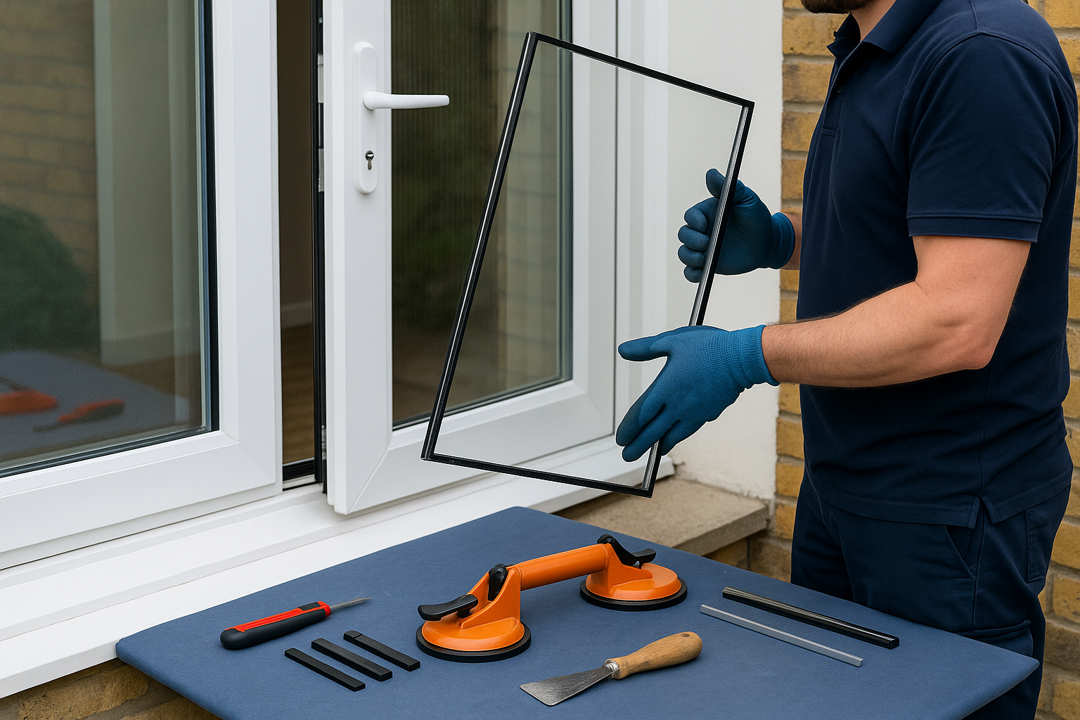 Door Glass Replacement in Harrow service image
